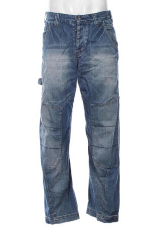 Blugi de bărbați Topman, Mărime L, Culoare Albastru, Preț 126,32 Lei