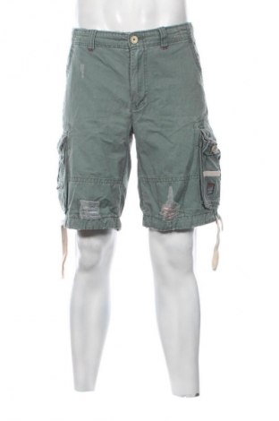 Ανδρικό κοντό παντελόνι Woodstock, Μέγεθος L, Χρώμα Πράσινο, Τιμή 17,30 €
