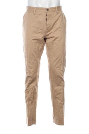 Ανδρικό παντελόνι F&F, Μέγεθος L, Χρώμα  Μπέζ, Τιμή 20,02 €