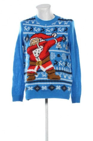 Pulover de bărbați C&A, Mărime L, Culoare Albastru, Preț 47,99 Lei