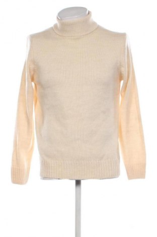 Herrenpullover Piazza Italia, Größe L, Farbe Beige, Preis 17,88 €