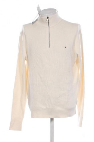 Pulover de bărbați Tommy Hilfiger, Mărime XL, Culoare Ecru, Preț 739,99 Lei