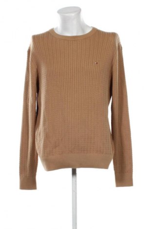 Pulover de bărbați Tommy Hilfiger, Mărime XL, Culoare Maro, Preț 634,99 Lei