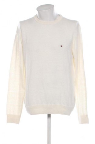 Ανδρικό πουλόβερ Tommy Hilfiger, Μέγεθος L, Χρώμα Εκρού, Τιμή 144,99 €