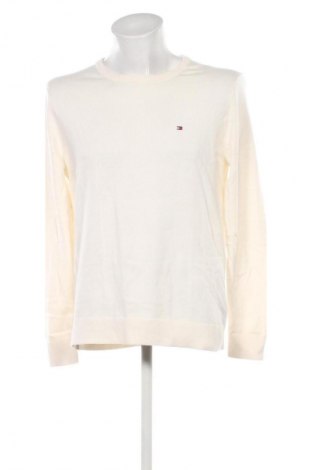 Pulover de bărbați Tommy Hilfiger, Mărime L, Culoare Ecru, Preț 529,99 Lei