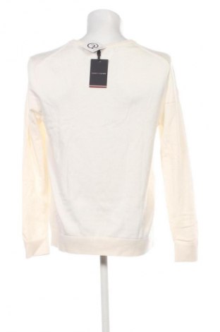 Pulover de bărbați Tommy Hilfiger, Mărime L, Culoare Ecru, Preț 529,99 Lei