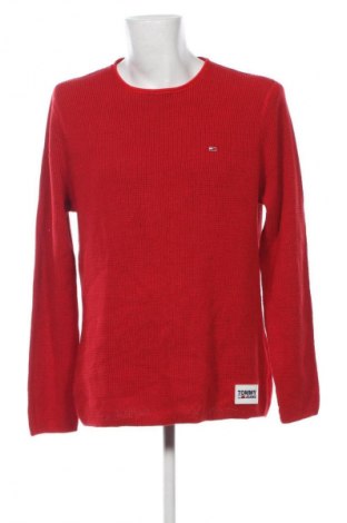 Pulover de bărbați Tommy Jeans, Mărime L, Culoare Roșu, Preț 452,59 Lei