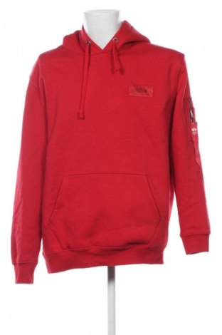 Herren Sweatshirt Alpha Industries, Größe XXL, Farbe Rot, Preis 42,23 €