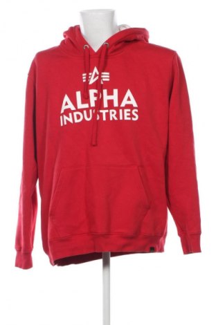 Hanorac de bărbați Alpha Industries, Mărime 3XL, Culoare Roșu, Preț 232,70 Lei
