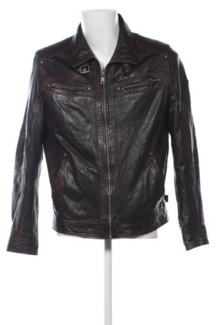 Ανδρικό δερμάτινο μπουφάν DNR, Μέγεθος L, Χρώμα Πολύχρωμο, Τιμή 116,00 €