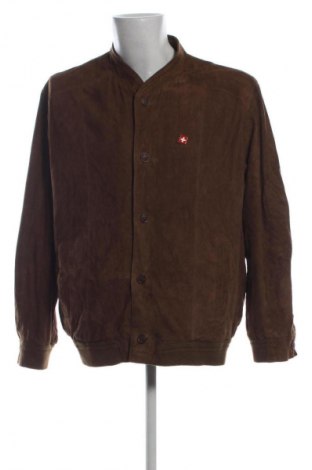 Męska skórzana kurtka David Moore, Rozmiar XXL, Kolor Brązowy, Cena 1 406,44 zł