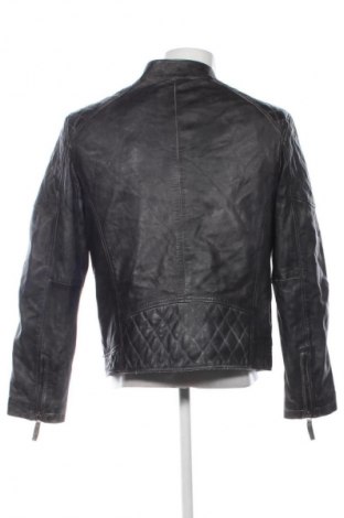 Ανδρικό δερμάτινο μπουφάν Finshley&Harding, Μέγεθος XL, Χρώμα Γκρί, Τιμή 161,34 €