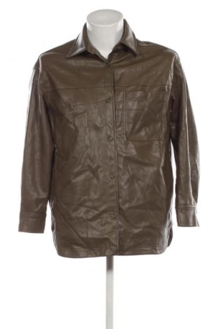 Herren Lederjacke H&M, Größe M, Farbe Grün, Preis € 30,99