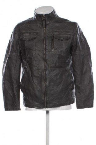 Herren Lederjacke S.Oliver, Größe L, Farbe Grau, Preis 88,99 €