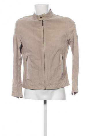 Geacă de piele pentru bărbati Sub, Mărime S, Culoare Bej, Preț 281,58 Lei
