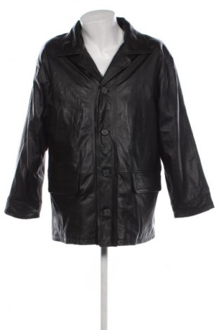 Ανδρικό δερμάτινο μπουφάν TCM, Μέγεθος L, Χρώμα Μαύρο, Τιμή 54,81 €