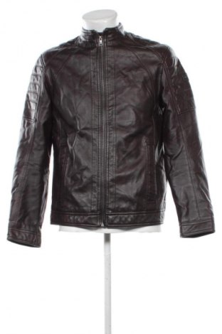Мъжко кожено яке Tom Tailor, Размер L, Цвят Кафяв, Цена 47,99 лв.