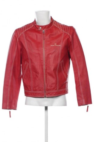 Pánská kožená bunda  Tom Tailor, Velikost S, Barva Červená, Cena  1 810,00 Kč