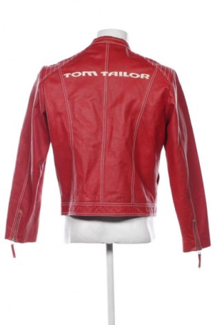 Pánská kožená bunda  Tom Tailor, Velikost S, Barva Červená, Cena  1 810,00 Kč