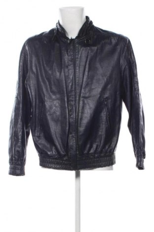 Geacă de piele pentru bărbati Unbranded, Mărime L, Culoare Albastru, Preț 281,58 Lei