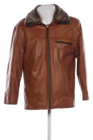 Ανδρικό δερμάτινο μπουφάν Unbranded, Μέγεθος L, Χρώμα Καφέ, Τιμή 54,73 €