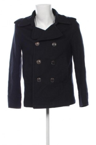 Męski płaszcz H&M L.O.G.G., Rozmiar S, Kolor Niebieski, Cena 50,14 zł