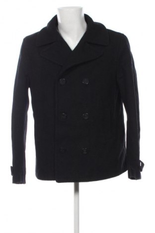 Męski płaszcz H&M L.O.G.G., Rozmiar L, Kolor Czarny, Cena 247,18 zł