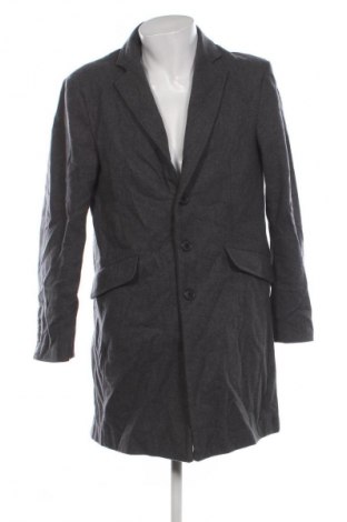 Мъжко палто Stradivarius, Размер XL, Цвят Сив, Цена 56,99 лв.