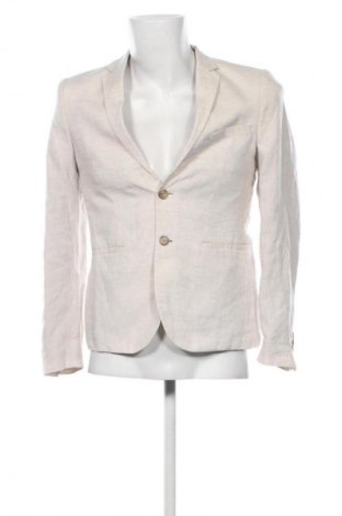Sacou de bărbați H&M, Mărime M, Culoare Ecru, Preț 152,63 Lei