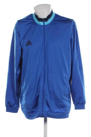 Bluză trening de bărbați Adidas, Mărime XXL, Culoare Albastru, Preț 137,99 Lei