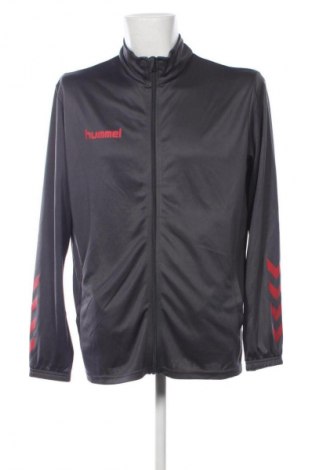 Ανδρική αθλητική ζακέτα Hummel, Μέγεθος XL, Χρώμα Γκρί, Τιμή 47,62 €