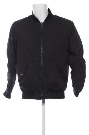 Geacă de bărbati Bershka, Mărime M, Culoare Negru, Preț 126,32 Lei