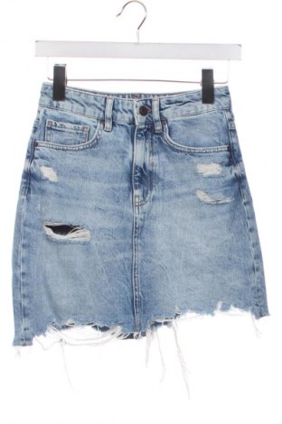 Fustă Bershka, Mărime XS, Culoare Albastru, Preț 76,32 Lei
