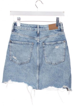 Fustă Bershka, Mărime XS, Culoare Albastru, Preț 76,32 Lei