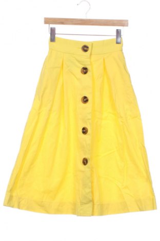 Spódnica Stradivarius, Rozmiar XS, Kolor Żółty, Cena 52,87 zł
