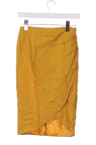 Spódnica Zara, Rozmiar XS, Kolor Żółty, Cena 45,98 zł