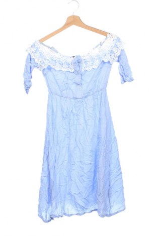 Kleid Boohoo, Größe XS, Farbe Blau, Preis 8,99 €