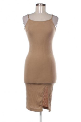 Рокля Unbranded, Размер S, Цвят Бежов, Цена 39,14 лв.