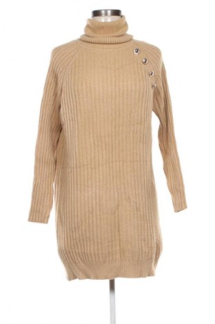 Рокля Unbranded, Размер M, Цвят Бежов, Цена 19,99 лв.