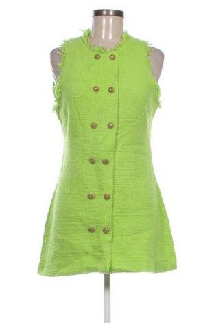 Рокля Zara, Размер L, Цвят Зелен, Цена 26,98 лв.