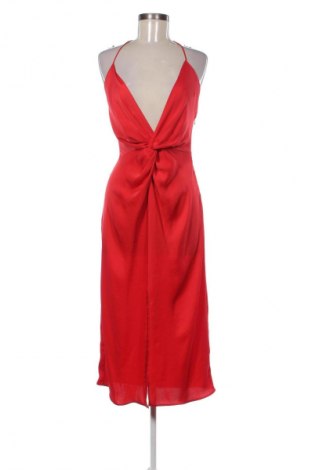 Рокля Zara, Размер XS, Цвят Червен, Цена 33,82 лв.