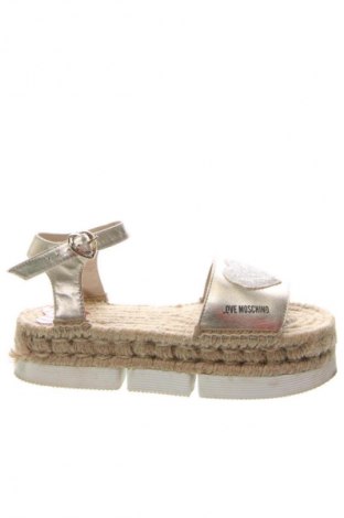 Sandalen Love Moschino, Größe 38, Farbe Golden, Preis € 156,08