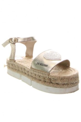 Sandalen Love Moschino, Größe 38, Farbe Golden, Preis € 156,08
