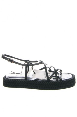 Сандали Zara, Размер 39, Цвят Черен, Цена 62,00 лв.