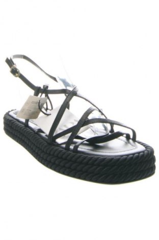 Сандали Zara, Размер 39, Цвят Черен, Цена 62,00 лв.
