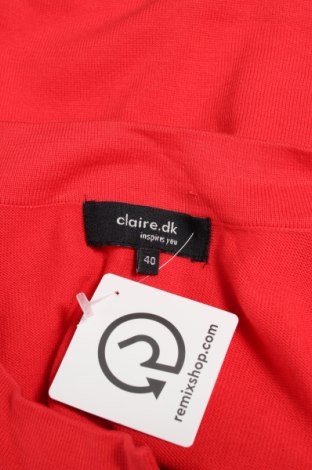 Дамска жилетка Claire, Размер M, Цвят Червен, Цена 21,25 лв.