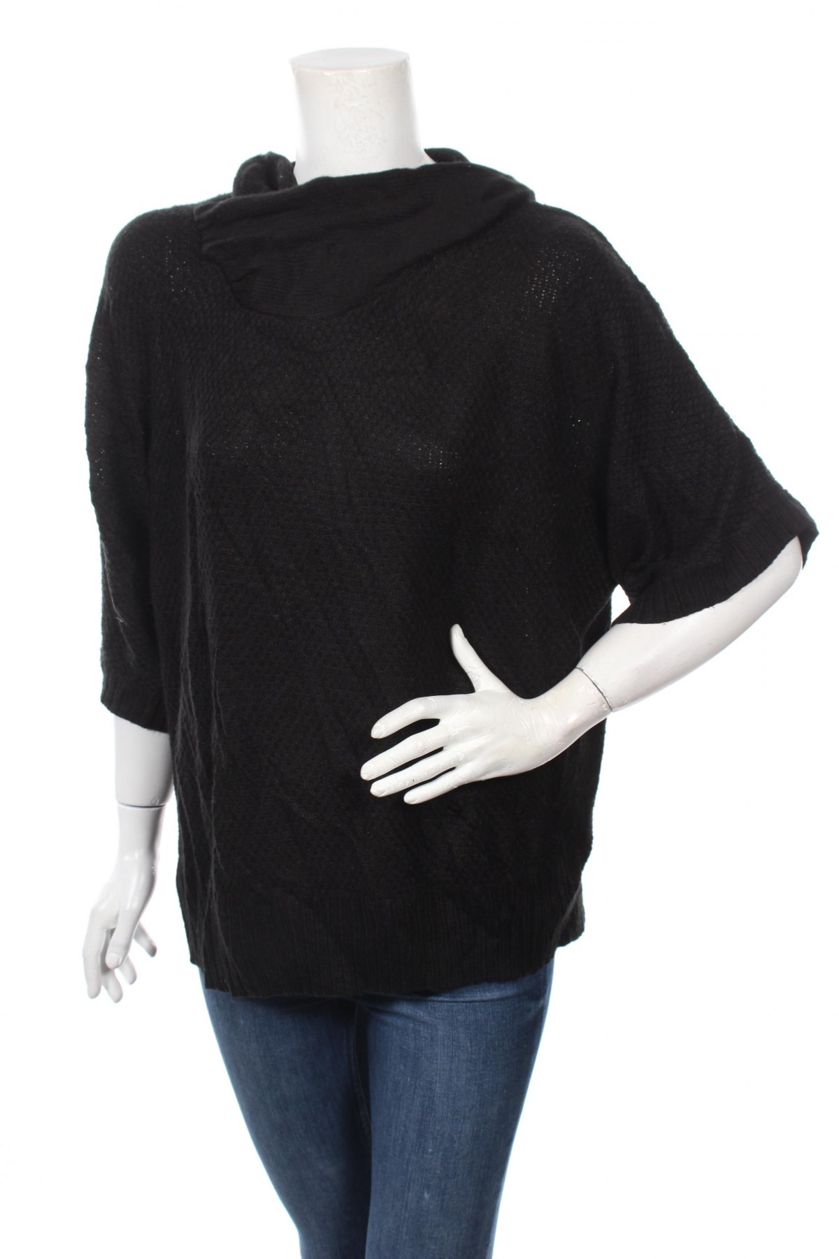 Дамски пуловер Ab Studio, Размер L, Цвят Черен, Цена 5,50 лв.