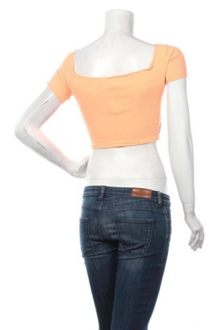 Дамска блуза Bershka, Размер XS, Цвят Оранжев, Цена 14,82 лв.