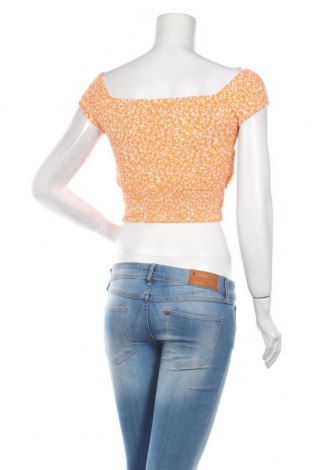 Дамска блуза Bershka, Размер XS, Цвят Оранжев, Цена 15,60 лв.
