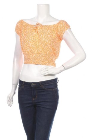 Дамска блуза Bershka, Размер M, Цвят Оранжев, Цена 10,14 лв.